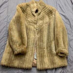 Jaques Saint Laurent Fur Coat